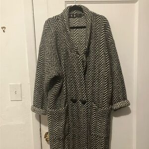 vintage herringbone sweater